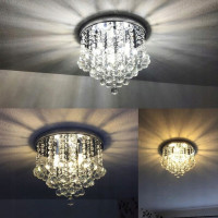 CEILING LAMP CRYSTAL PLAFON CHANDELIER GLAMOUR