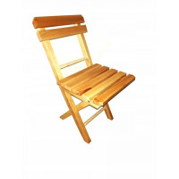 Folding Wooden Chair with Backrest