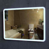 Modern Vanity IP44 rated hotel led lighted mirror bathroom mirror