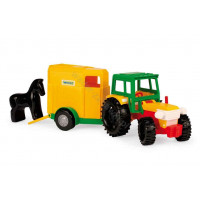 WADER tractor with trailer for horse
